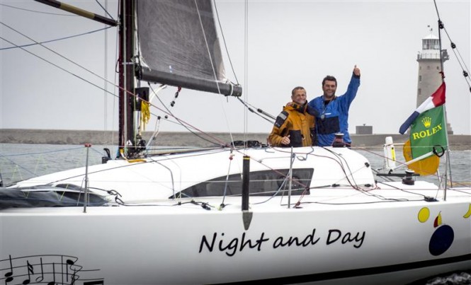 Sailing yacht Night and Day Overall Winner of the 2013 Rolex Fastnet Race