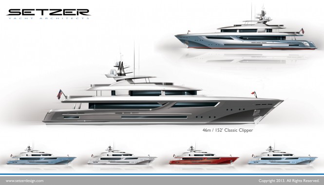 Setzer Classic Clipper 46m Yacht