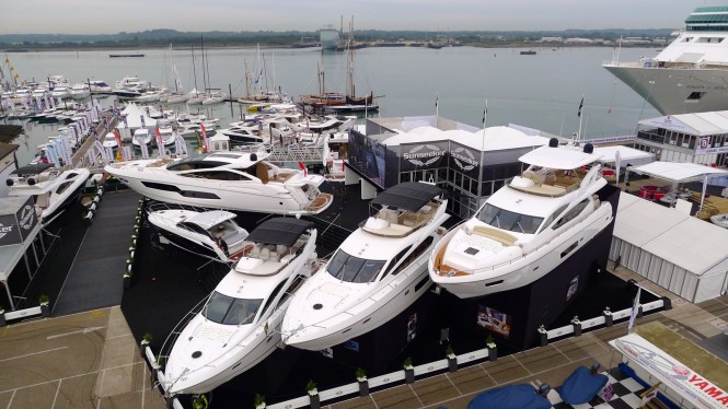 Sunseeker Yachts at Southampton Boat Show
