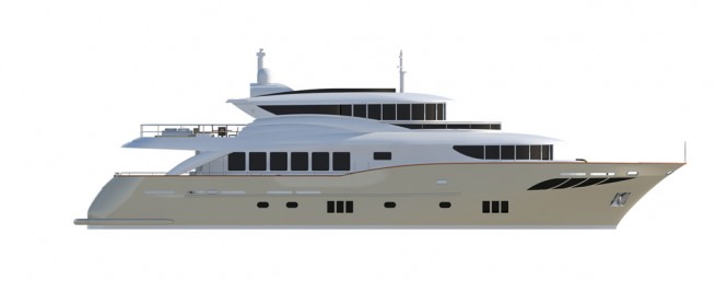 Superyacht Navetta 30 - Layout - Profile