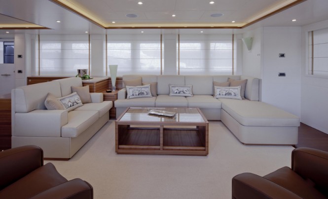 Superyacht Stella di Mare - Saloon