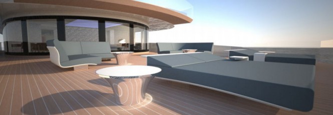 Superyacht outdoor furniture by Van Geest Design