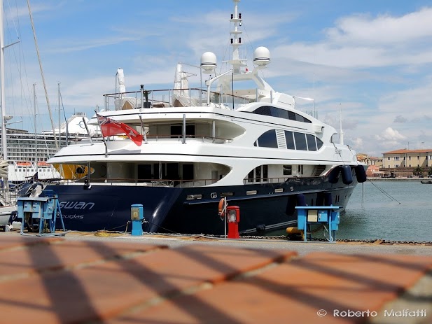Swan Yacht - aft view Swan Yacht - aft view