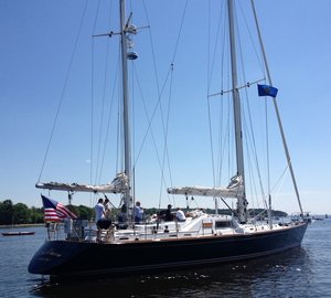 Interior images of sailing yacht TOO ELUSIVE refitted by Front Street Shipyard