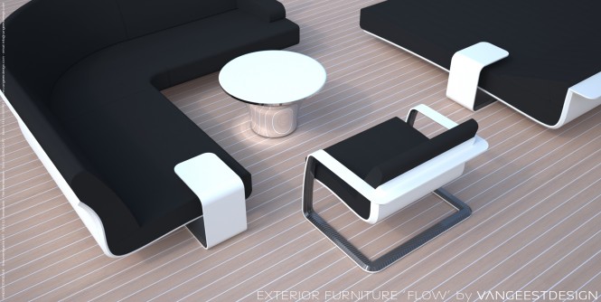 VGD - superyacht outdoor furniture - FLOW