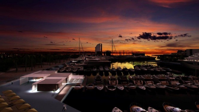 View of Marina Port Vell and the Villa - Copyright 2013 Marina Port Vell View of Marina Port Vell and the Villa - Copyright 2013 Marina Port Vell