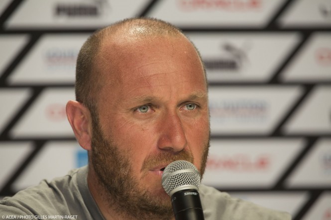 34th America's Cup - Louis Vuitton Cup - Semi-finals - Luna Rossa vs Artemis Racing - Race 4 - Post race Press conference - Max Sirena (Luna Rossa)