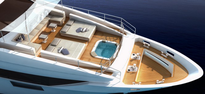 Benetti F-125' Yacht - Cockpit