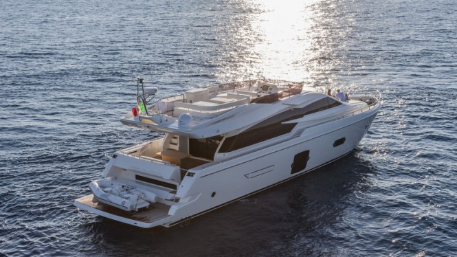 Ferretti 750 Yacht - Photo by Alberto Cocchi Ferretti 750 Yacht - Photo by Alberto Cocchi