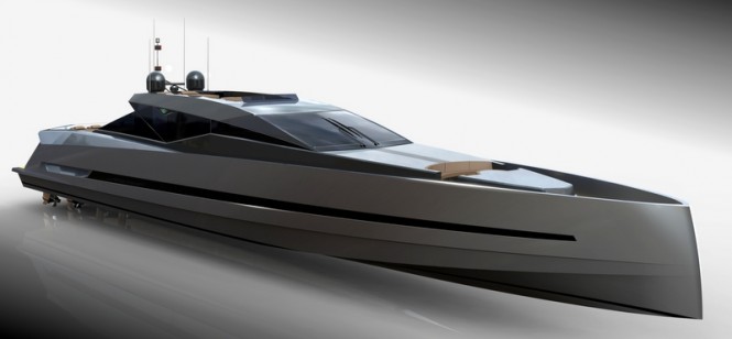 Luxury superyacht Project Ecomar 40 by Tony Castro Yacht Design