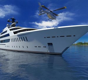 Impressive 100-metre mega yacht ELLE concept by Azure Yacht Design & Naval Architects
