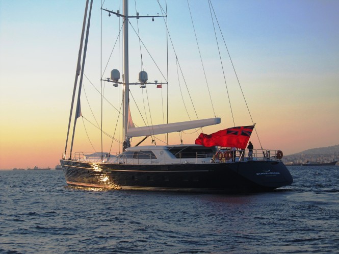 40m superyacht State of Grace by Perini Navi and Ron Holland Design