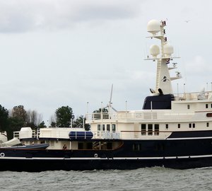 Video and photos of 58m expedition yacht SEAWOLF (ex Clyde) and her sistership 