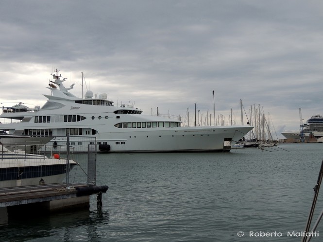 77m luxury superyacht SAMAR - Photo by Roberto Malfatti