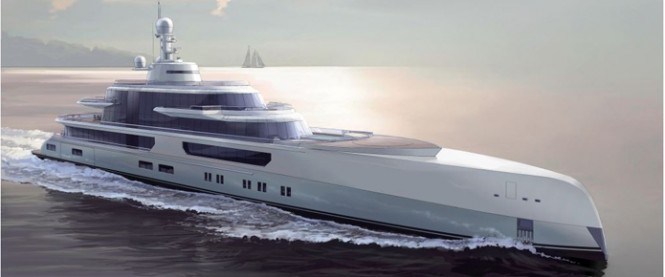 88m superyacht Infinity project by Andrew Winch Designs
