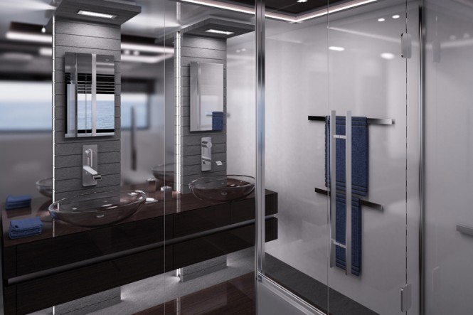 95 Sport superyacht concept - Bathroom