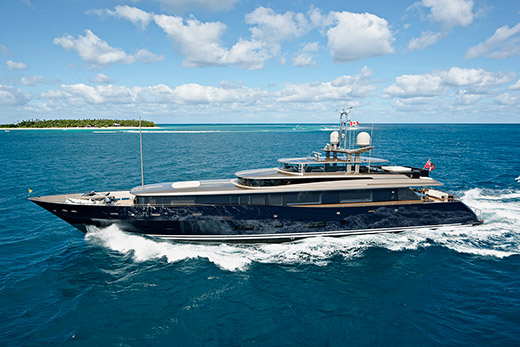 Alloy Yachts-built Dubois-designed superyacht Loretta Anne