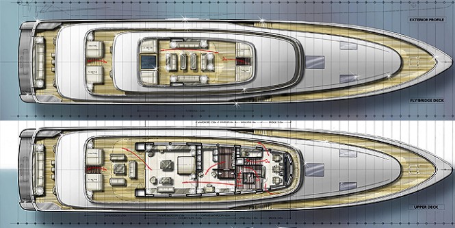 B165 Yacht Concept - Decks