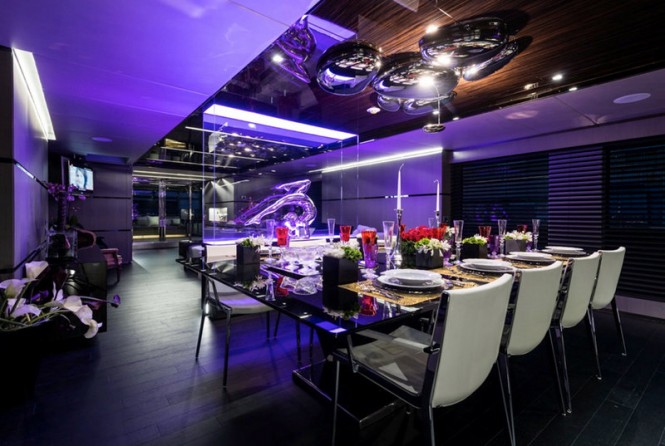 Cacos V superyacht - Dining