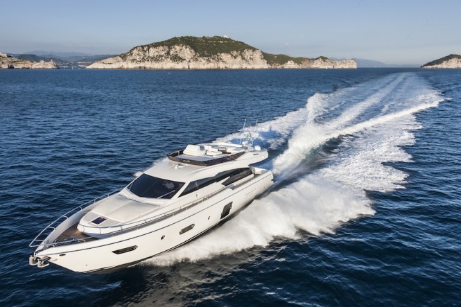 Ferretti 750 yacht