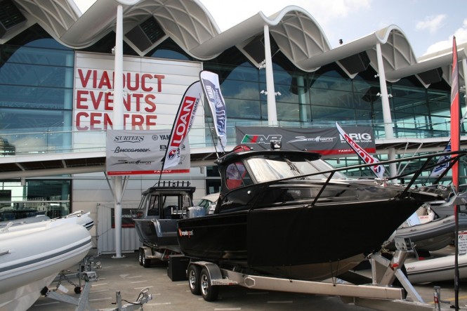 Fish City retailer display at Auckland On Water Boat Show