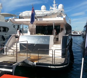 Gulf Craft's Majesty 105 luxury yacht LE MUST at Cannes Boat Show 2013