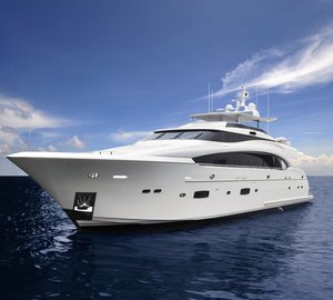 Debut of first Horizon RP110 superyacht ANDREA VI at Ft. Lauderdale Boat Show 2013