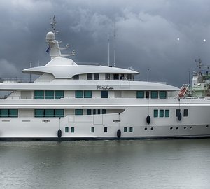 Interior modifications for 63m mega yacht MERIDIAN at ICON Yachts