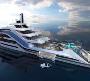 ICON Yachts presents the latest 95m mega yacht SELAZZIO 95 SEA PALACE concept