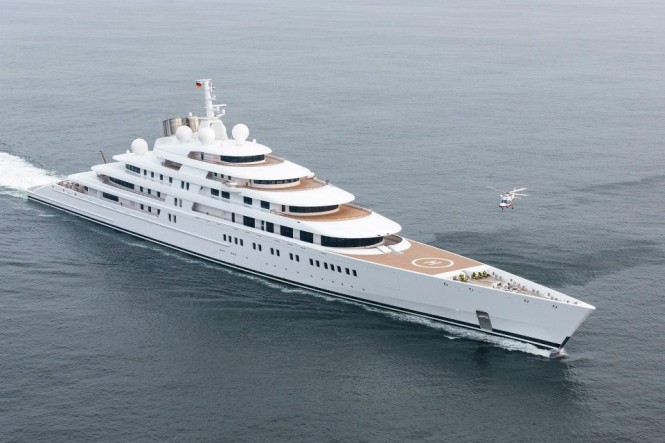 Impressive 180m mega yacht AZZAM by Lurssen