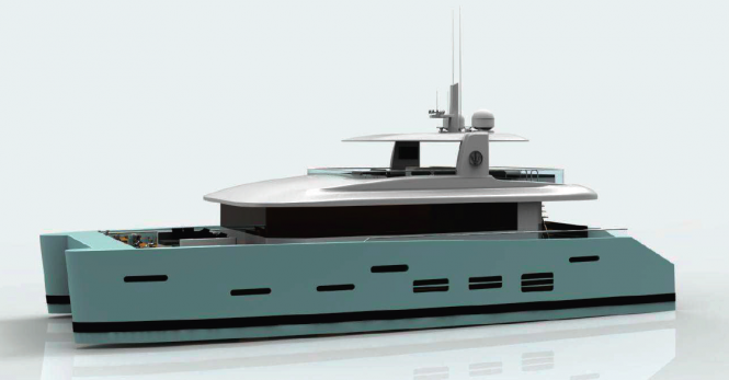 luxury power catamaran kingcat 80 by ivan erdevicki and