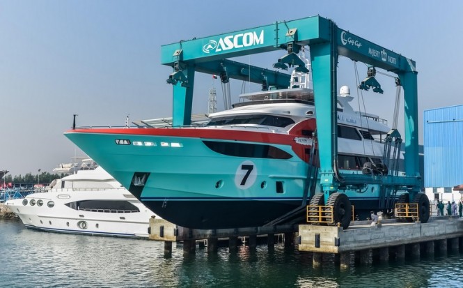 Launch of luxury yacht Sehamia