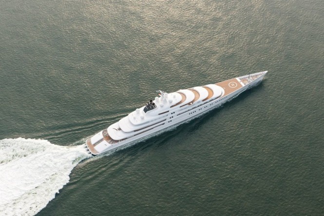 Lurssen Yacht AZZAM - upview