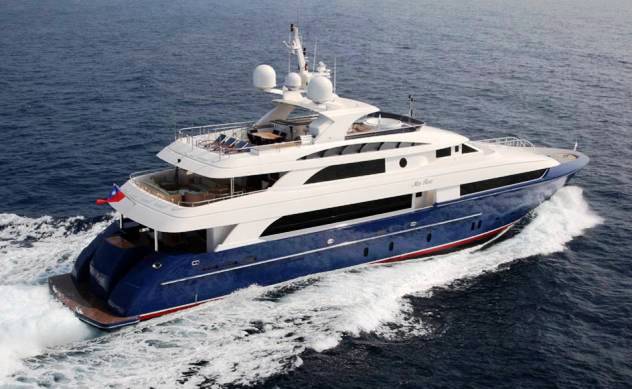 Luxury charter yacht Lady Leila (ex Miss Rose) built by Horizon