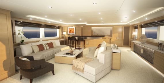 Luxury motor yacht Sunset - Interior