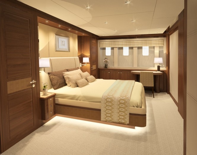 Luxury yacht Mulder 94 Voyager - Master cabin Luxury yacht Mulder 94 Voyager - Master cabin