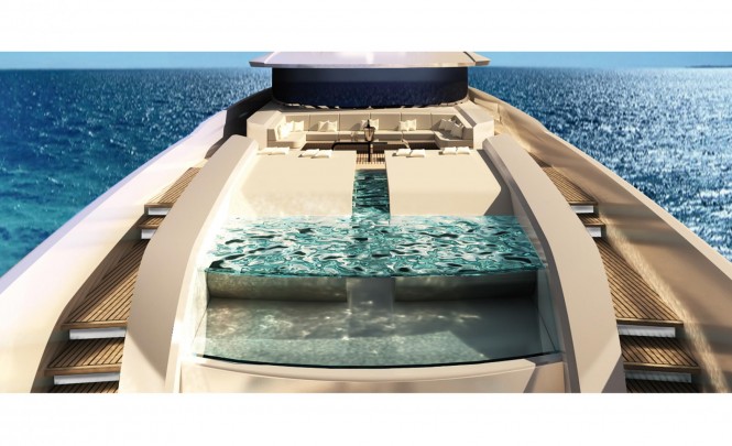 Luxury yacht Oceano 42 - Swimming Pool