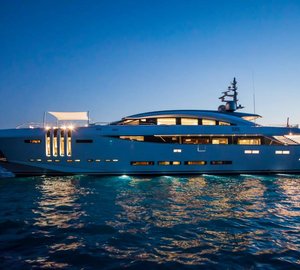 New photos of the striking VELLMARI' yacht by Rossinavi