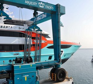 All-new Majesty 135 motor yacht SEHAMIA launched by Gulf Craft