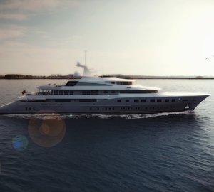 Newly delivered 73m mega yacht RED SQUARE by Dunya Yachts to be displayed at MYS 2013