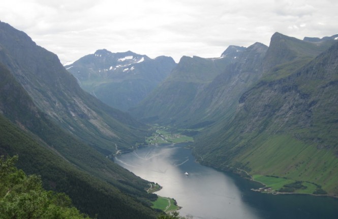 Meridian Yacht cruising the waters of the fabulous yacht charter destination - Norway