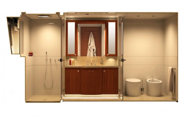 Mulder 94 Voyager Yacht - Owners bathroom Mulder 94 Voyager Yacht - Owners bathroom