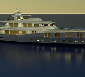 New 50m motor yacht B165 concept revealed by Barracuda at Monaco Yacht Show