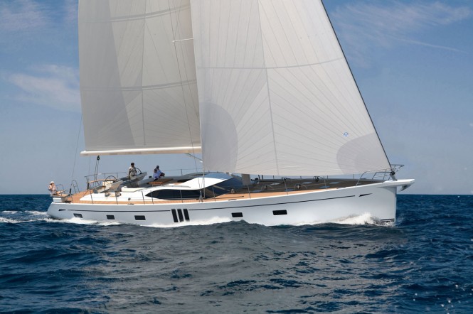 New sailing yacht Oyster 825 designed bby Humphreys Yacht Design