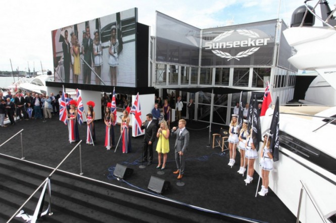 New yacht models revealed by Sunseeker Yachts at 2013 Southampton Boat Show