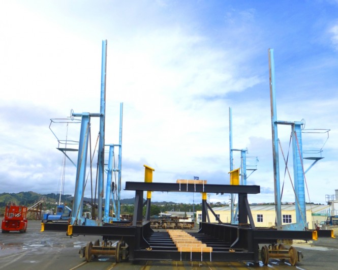 Oceania Marine, North Shipyard, Whangarei - 400 Tonne 'Low Loader' Cradle