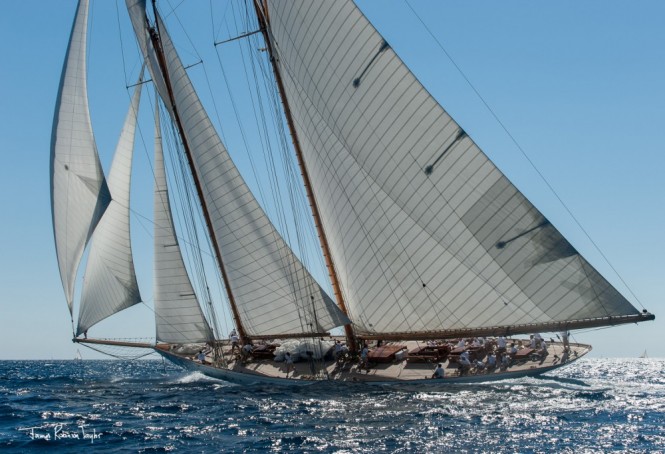 Photo by James Robinson Taylor - Elena under full sails