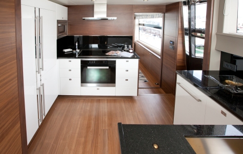 Princess 88 Yacht - Galley
