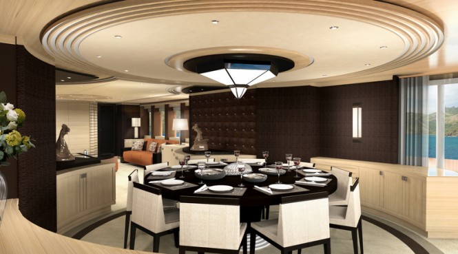 Project Galatea Yacht - Dining