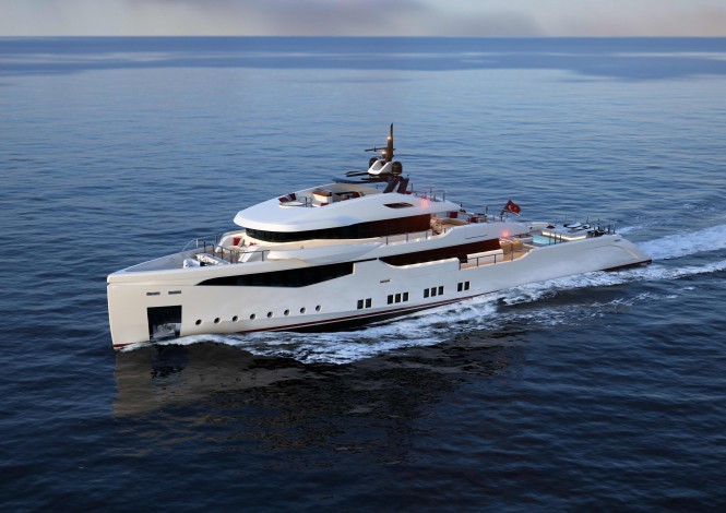 RMK 5000 Explorer Yacht Concept to be unveiled by RMK Marine and Hot Lab at MYS 2013